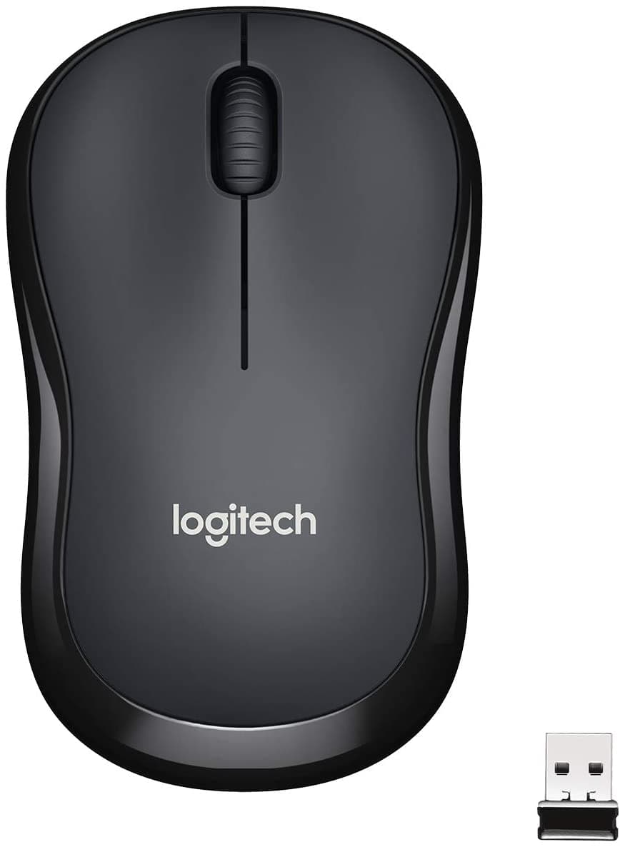 Chuột không dây Logitech M221 SILENT-Hàng chính hãng - Đen