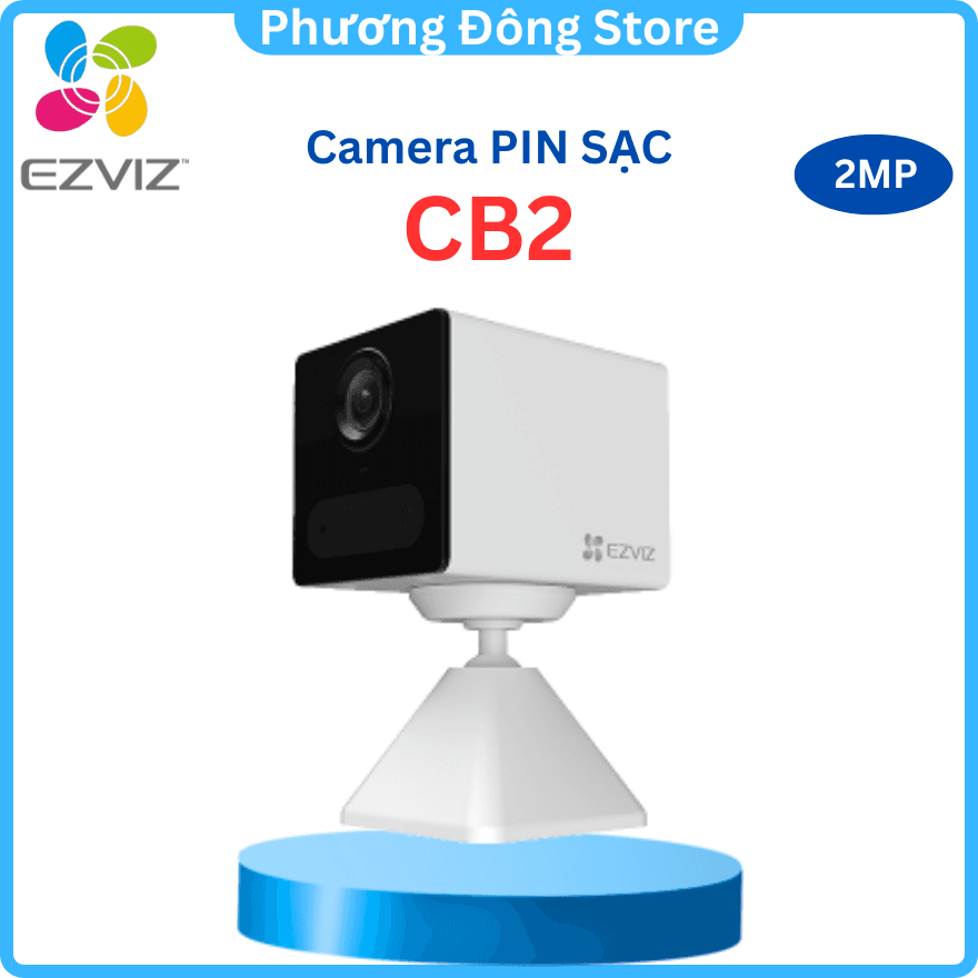 Camera dùng Pin sạc không dây Ezviz BC2 Mini đàm thoại 2 chiều - Hàng chính hãng - Kèm thẻ 64GB
