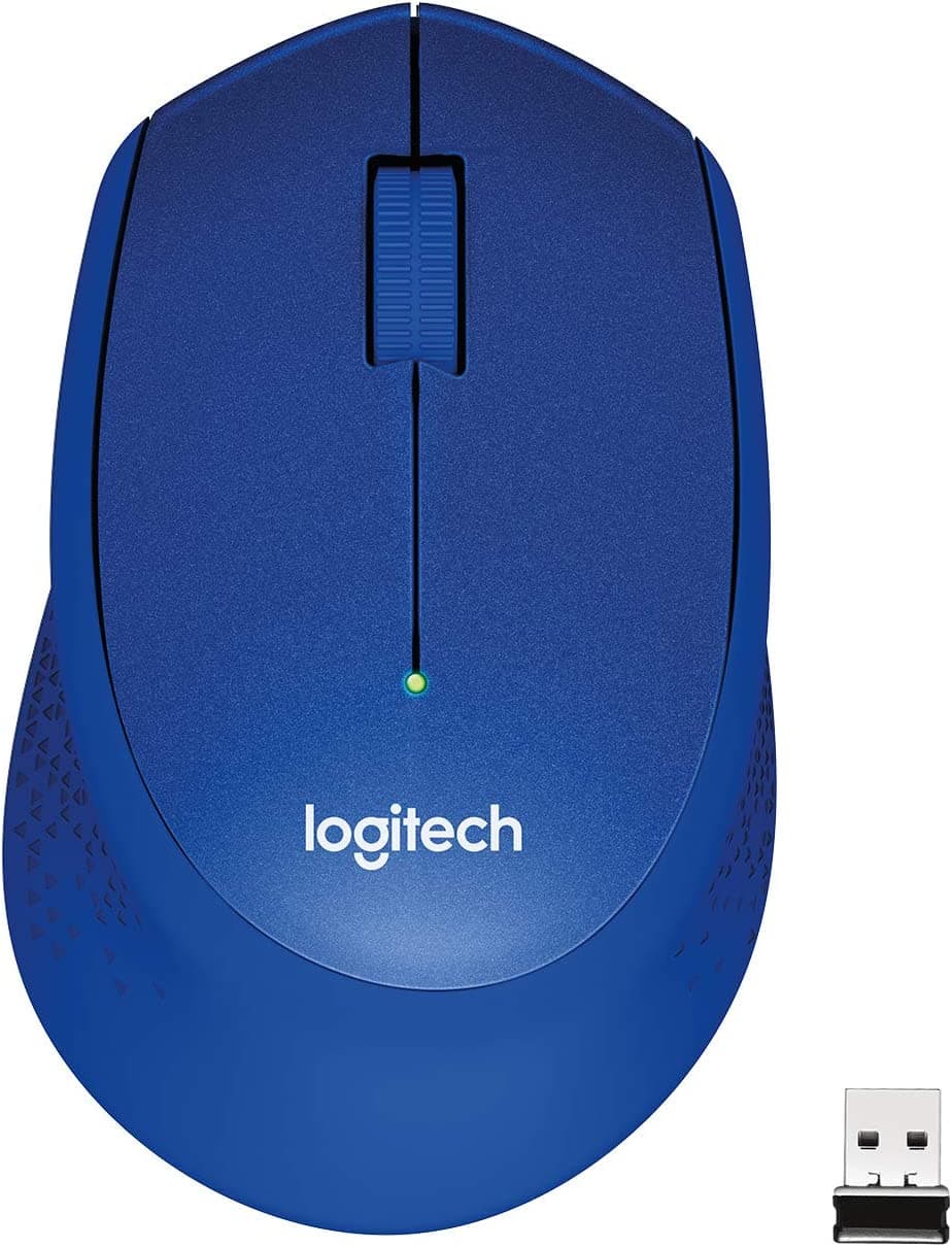 Chuột không dây Logitech M331 SILENT-Hàng chính hãng - Xanh
