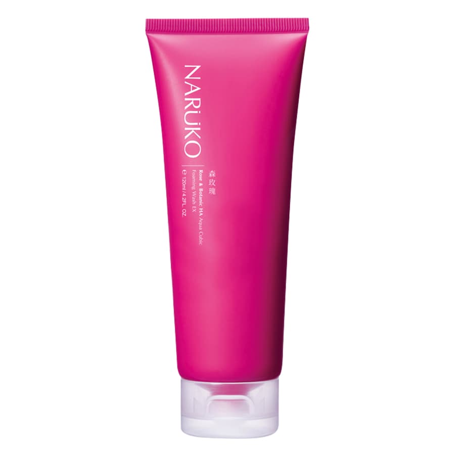 Naruko Hoa Hồng Nhung - Sữa Rửa Mặt Bọt Rose & Botanic Ha Aqua Cubic Foaming Wash Ex 120g