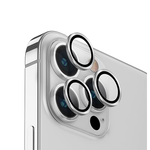 Kính UNIQ Optix Camera Lens Protector For iPhone 14 Pro 14 Pro Max Hàng Chính Hãng - Starlight Silver