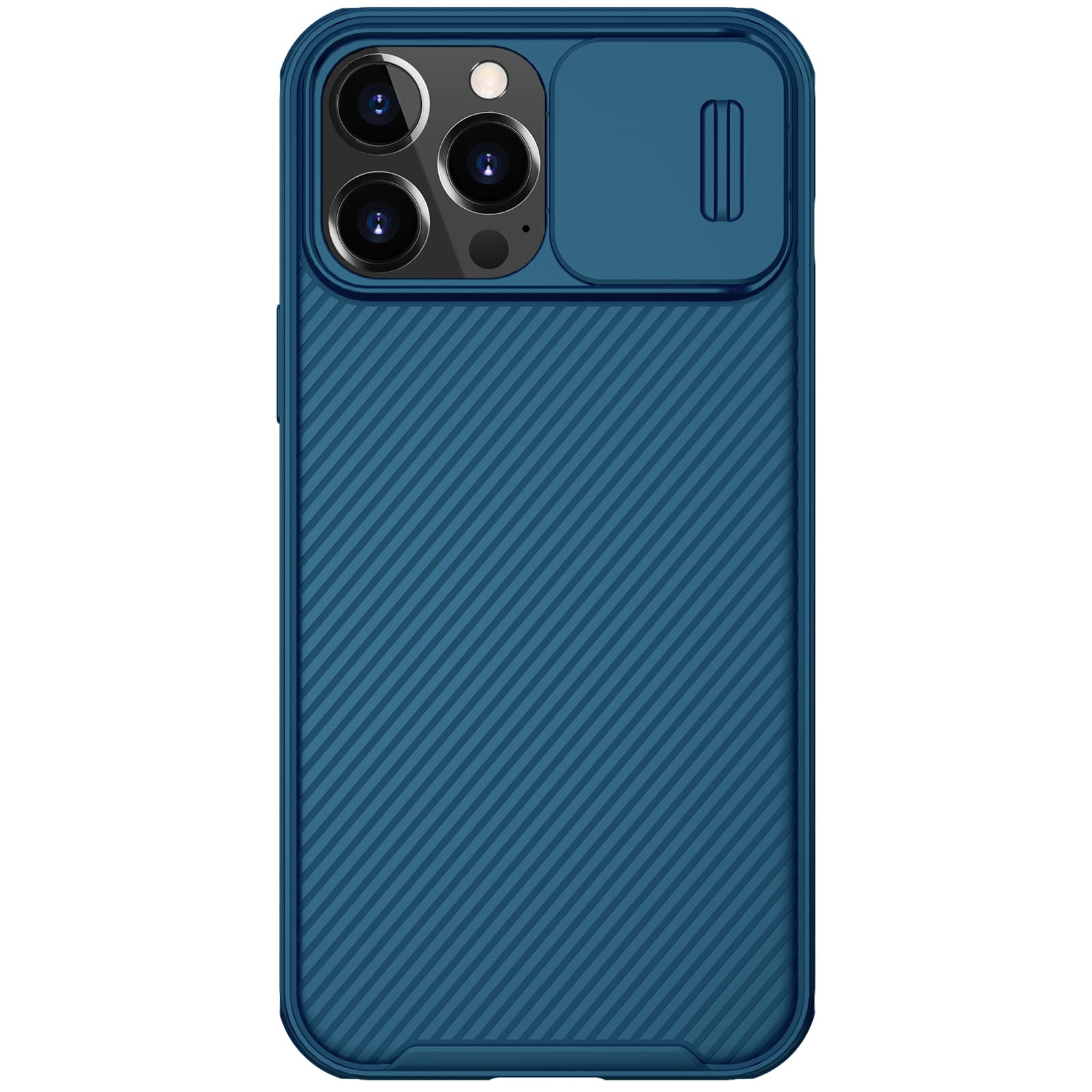 Ốp Nillkin bảo vệ Camera cho iPhone 13  13 Pro  13 Pro Max Nillkin Camshield PRO nắp đậy bảo vệ Camera - Hàng nhập khẩu - iPhone 13 Pro Max - Xanh Dương