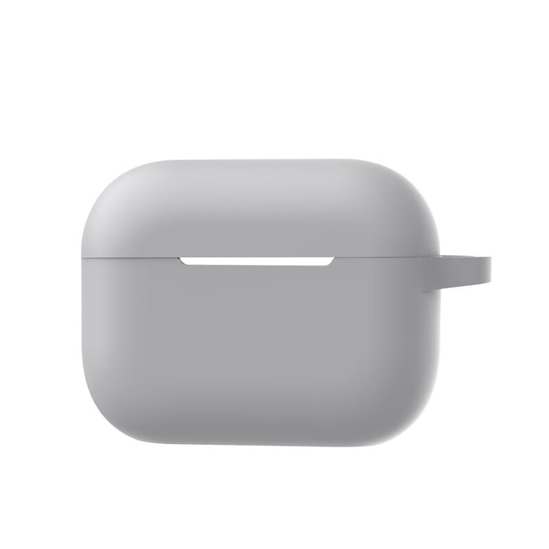 Bao Case Ốp Dành Cho Tai Nghe Airpods Pro 2 Kai Liquid Silicon Color Kèm Móc Treo Hàng Chính Hãng - Màu Xám