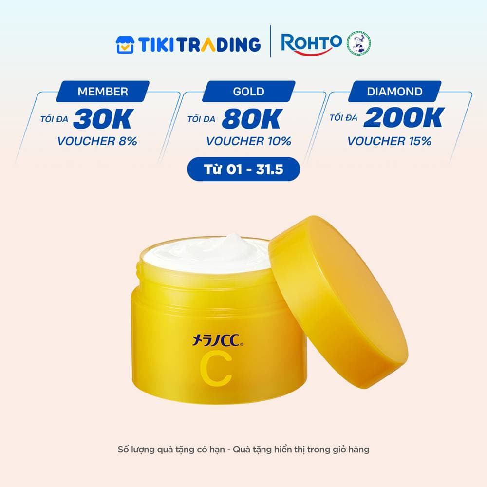 Kem dưỡng trắng dạng gel giúp cải thiện thâm sạm Melano CC Whitening Gel 100g