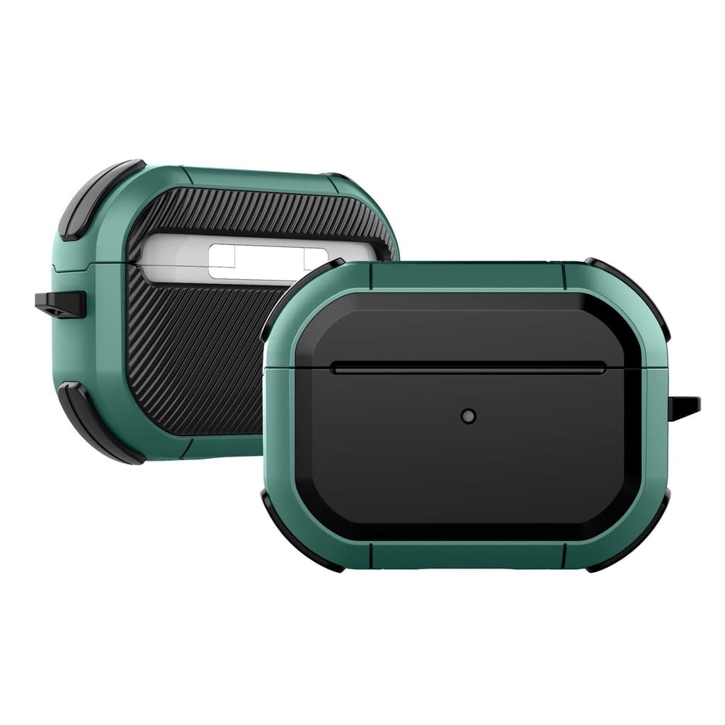 Case Ốp Cho Airpods PRO 2 2022 Moss Green Kèm Móc Treo Hàng chính hãng - Xanh rêu