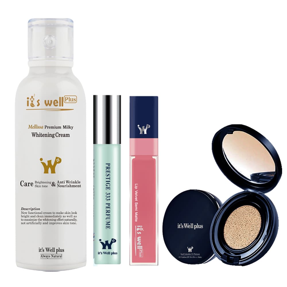 Bộ trang điểm tiện lợi Its Well Plus cho da dầu - 01. Hồng đất