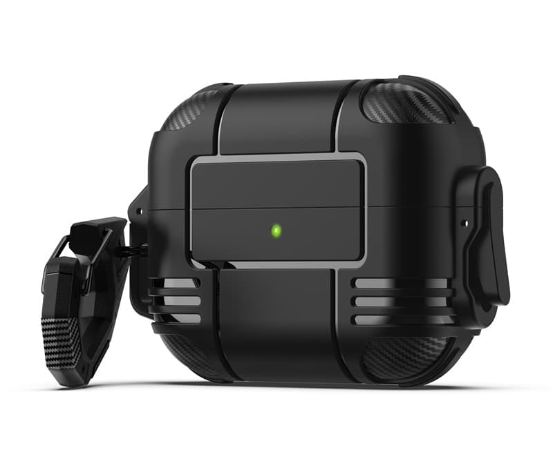 Ốp Case LOLIFO Kai Protective Dành Cho Airpods 3 và Airpods PRO Khoá Thông Minh- Hàng chính hãng - Airpods 3 - Màu đen