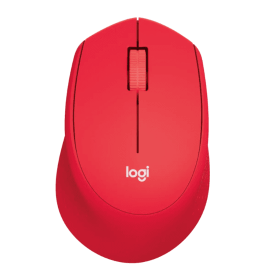 Chuột không dây Logitech M331 SILENT-Hàng chính hãng - Đỏ