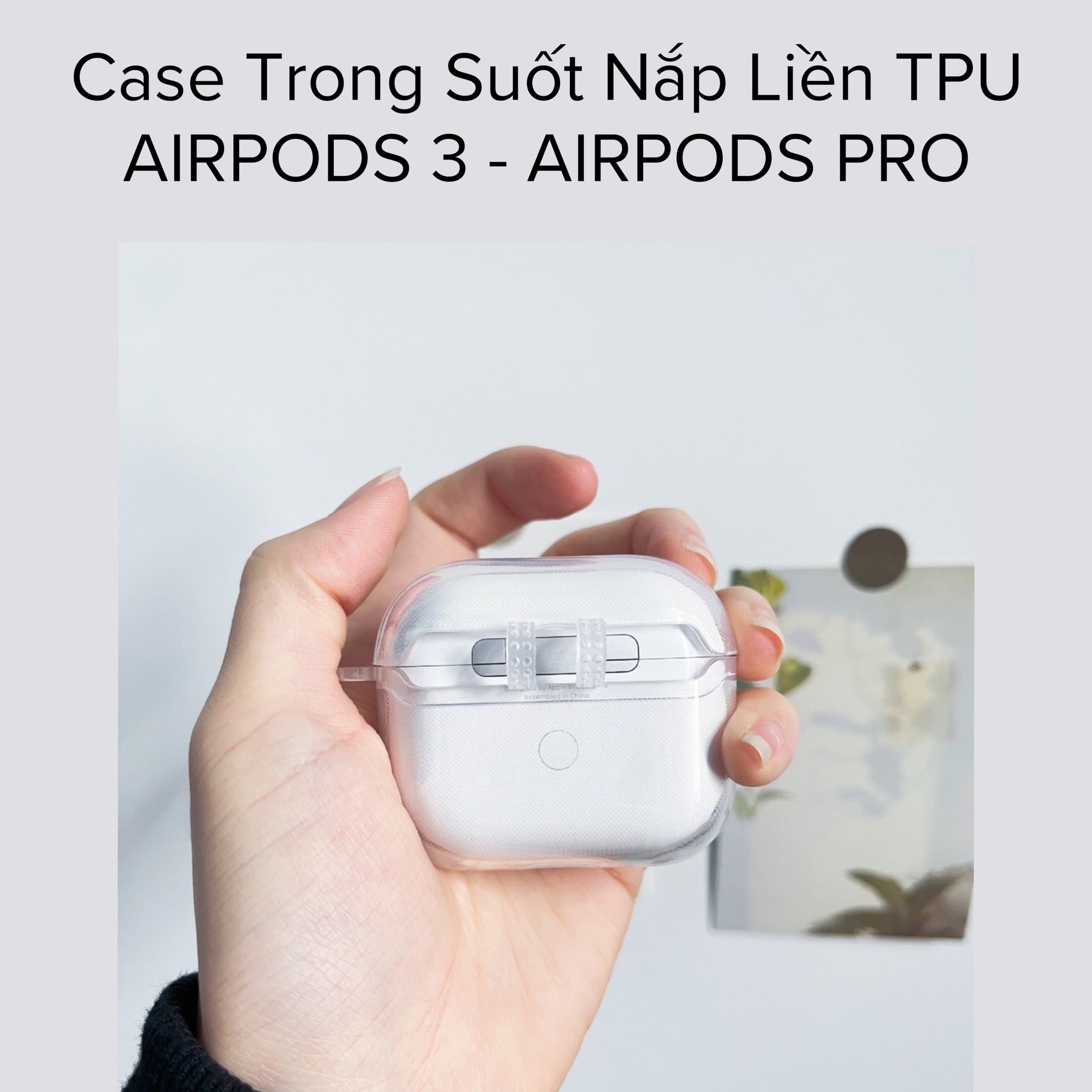 Case Ốp TPU Nắp Liền Trong Suốt Kai Protective Dành Cho Airpods3, AirpodsPro - Hàng Chính Hãng - Airpods 3