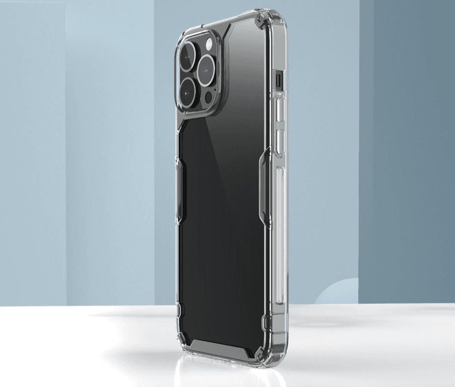 Ốp trong suốt chống sốc viền dẻo lưng cứng dành cho iPhone 13 13 Pro 13 Pro Max hiêu Nillkin Nature Pro - Hàng chính hãng - iPhone 13 Pro Max