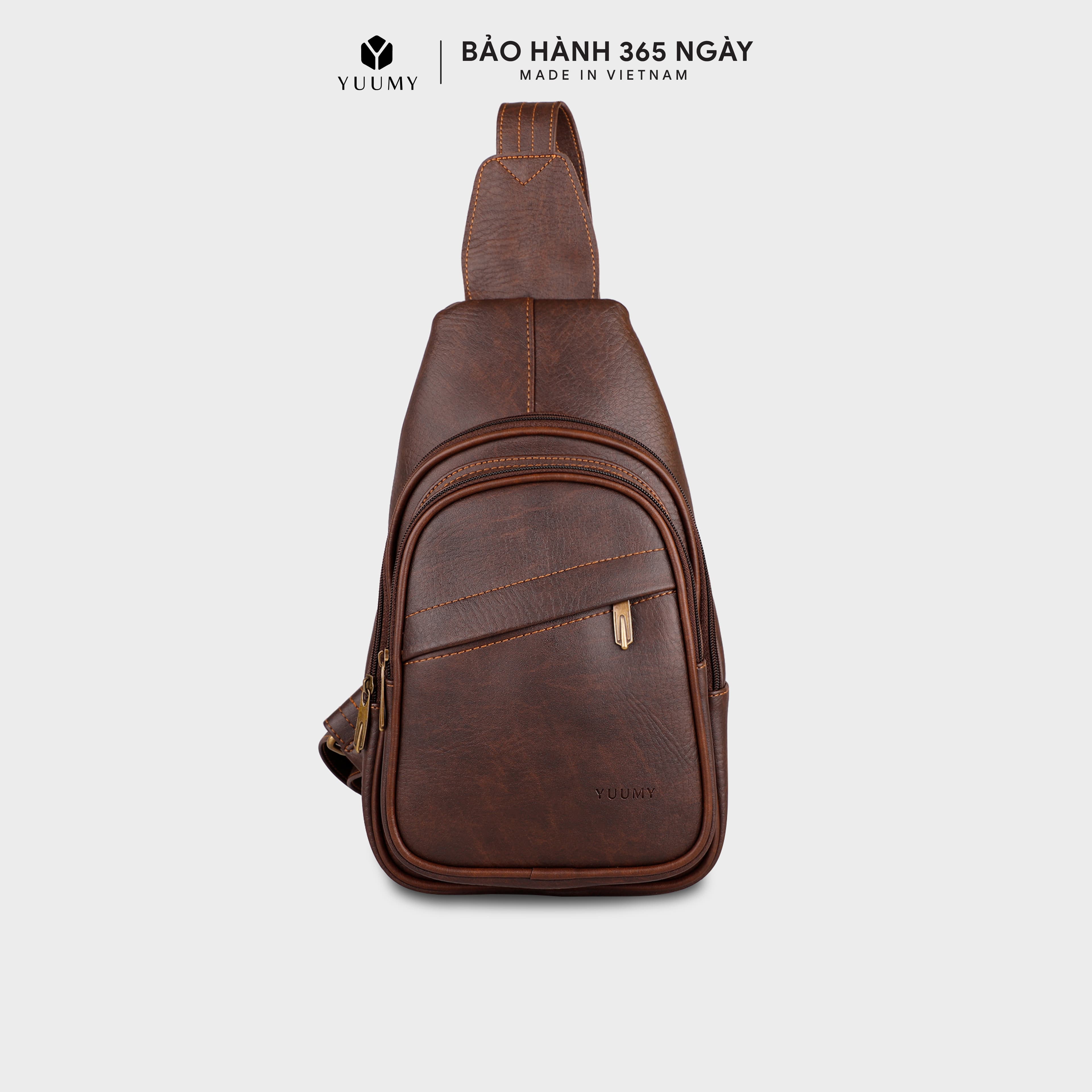Balo Đeo Chéo Thời Trang Nam YBAC2 - Nâu