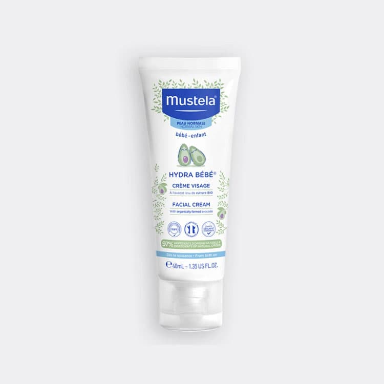 Kem Dưỡng Da Mặt Cho Trẻ Sơ Sinh Và Em Bé Da Thường Mustela 40ml
