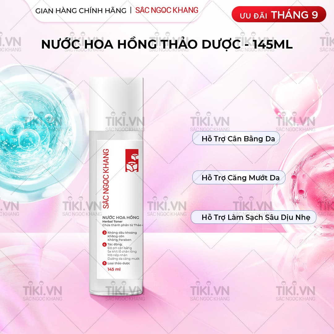 Nước Hoa Hồng Sắc Ngọc Khang MNH01 145ml