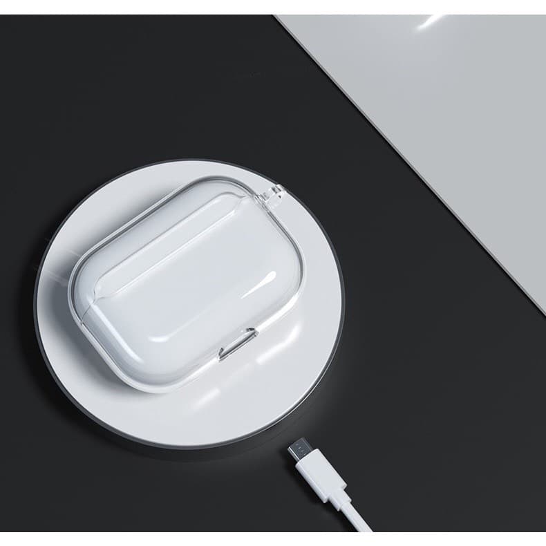 Ốp Case Bao Dành cho Airpods 3 Kai Liquid Silicone, Nhiều màu - Hàng chính hãng - Trong Suốt
