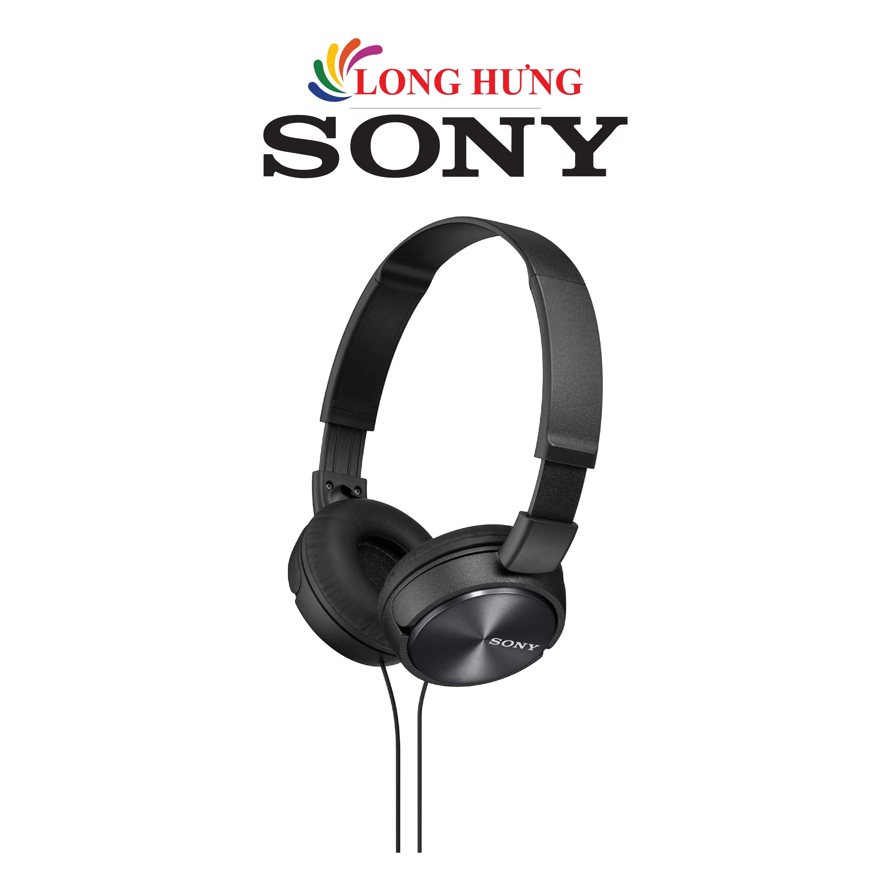 Tai nghe chụp tai có dây Sony MDR-ZX310AP - Hàng chính hãng - Đen