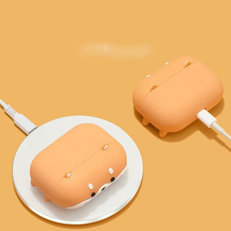 Case Silicon dành cho Airpods 1,2 Airpods Pro Airpods 3 Hình Chó Cori Hàng Chính Hãng - Airpods 3