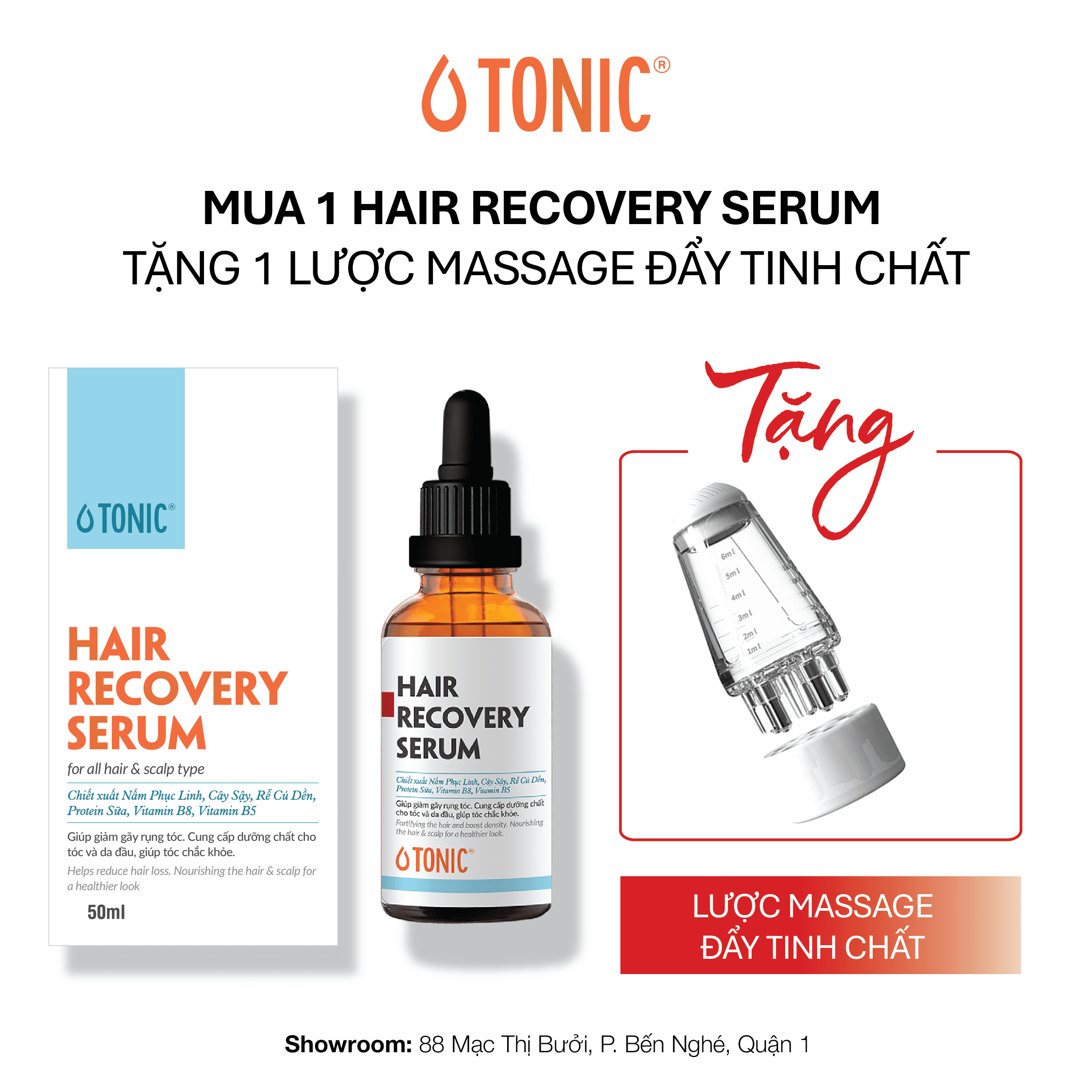 SERUM GIẢM GÃY RỤNG TÓC HAIR RECOVERY SERUM 50ml - 50ml