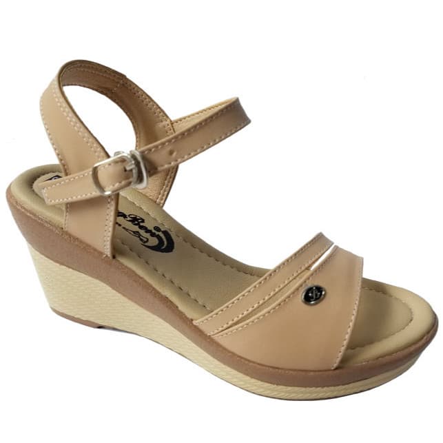 Giày Sandal Đế Xuồng Nữ Da Bò BIGGBEN Cao Cấp SDX29 - 35