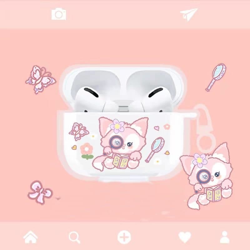 Bao Case Ốp Vỏ Vệ Mèo Lina Bell dành cho Airpods 12 Airpods Pro Airpods 3 Kèm khóa treo- Hàng Chính Hãng - Airpods 3