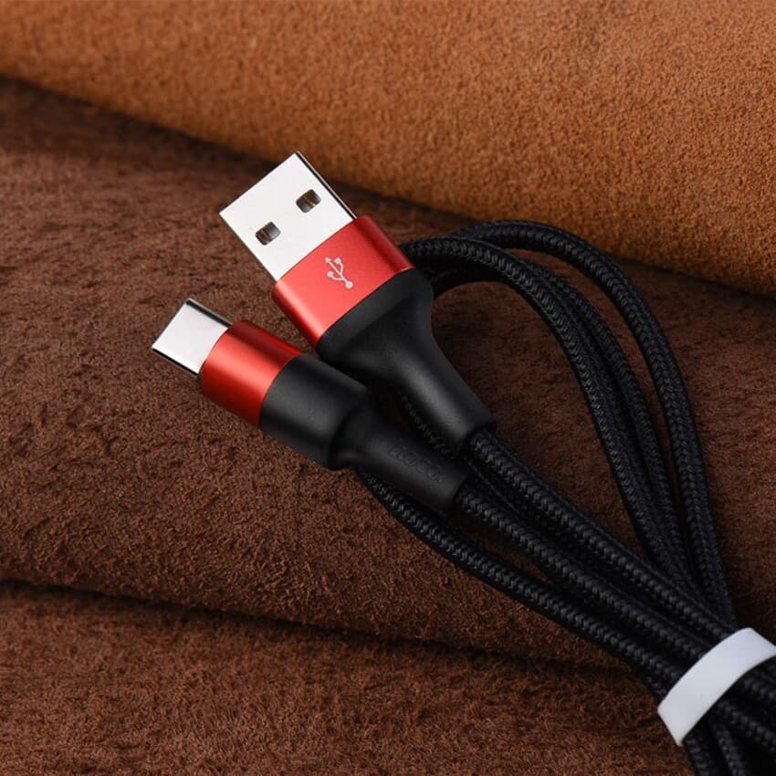 Cáp Sạc dành cho Samsung , Oppo combo 2 cái loại tốt hàng chính hãng HOCO X26 XPRESS dài 1 mét  Dây Sạc Nhanh Android - Chống xoắn, đứt