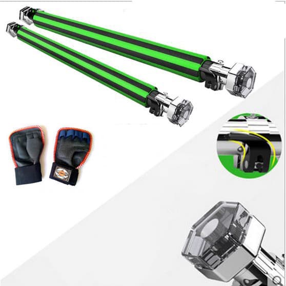 Xà Đơn Treo Tường Gắn Cửa 2020 Sọc Xanh Tích Hợp Khóa Chống Xoay Chịu Lực 200kg Kèm Găng Tay Tập Xà - 83cm-130cm Lắp từ 86-120cm