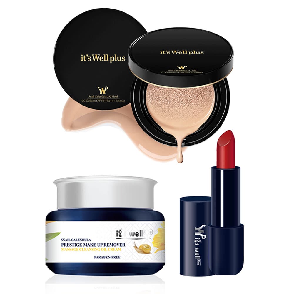 Bộ trang điểm phong cách Hàn Quốc, siêu tiện lợi Its Well Plus - 03. Đỏ