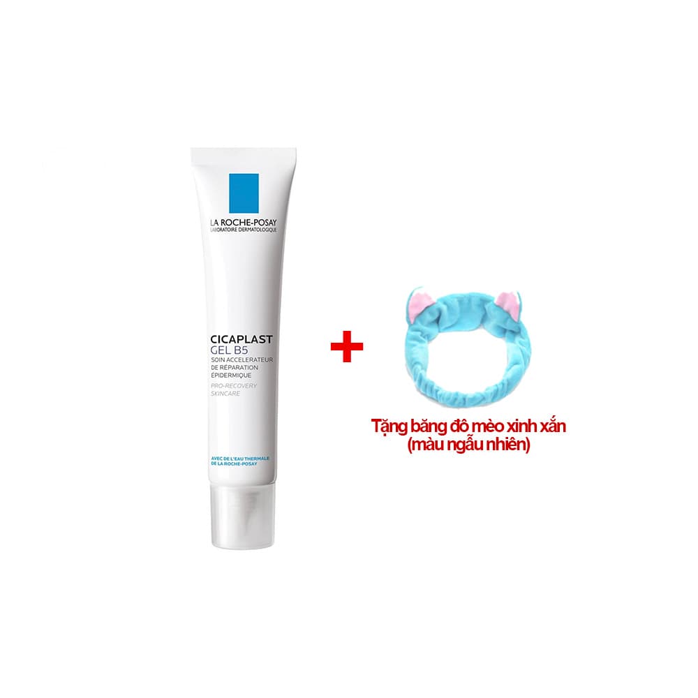 Kem Dưỡng Dạng Gel Phục Hồi Và Bảo Vệ Da La Roche-Posay Cicaplast Gel B5 40ml Tặng băng đô mèo xinh xắn màu sắc ngẫu nhiên - Dạng gel Dành cho da dầu - 40ml