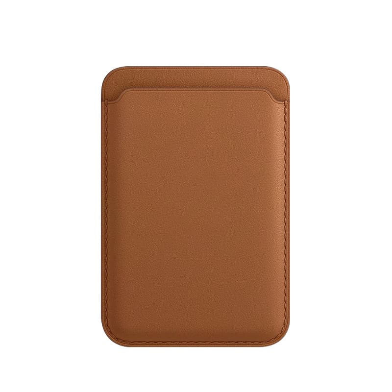 Ví Da Leather Wallet Hít Từ Tính Kai Dành Cho Các Dòng iPhone- Hàng chính hãng - Brown