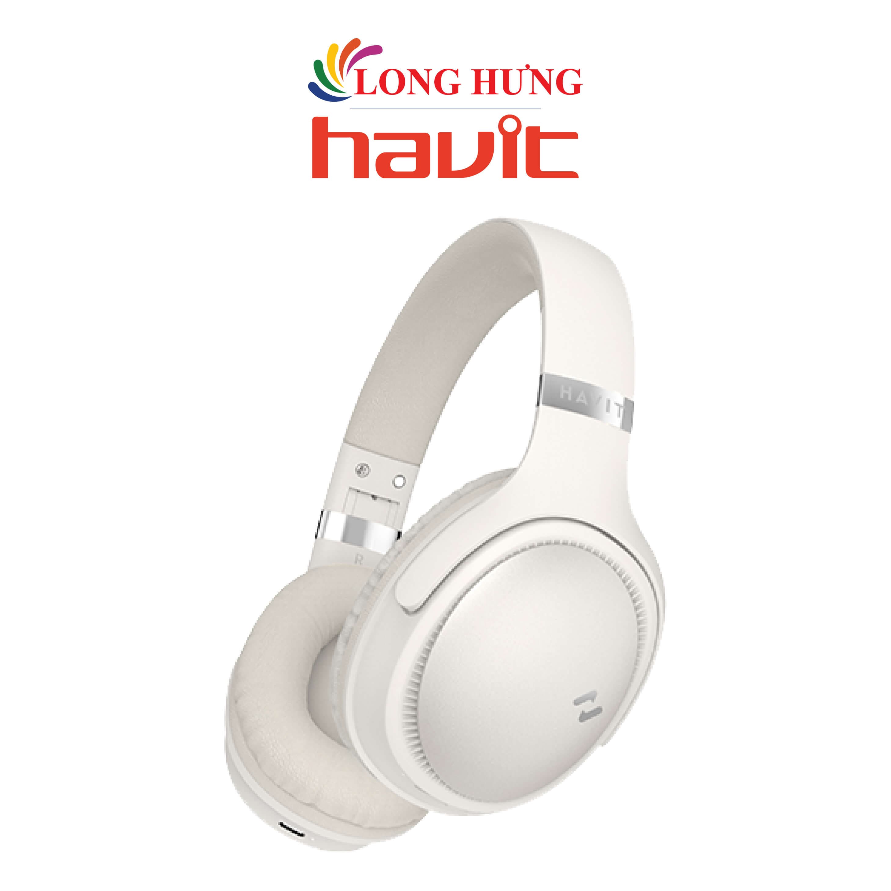 Tai nghe chụp tai Bluetooth Havit H630BT - Hàng chính hãng - Be