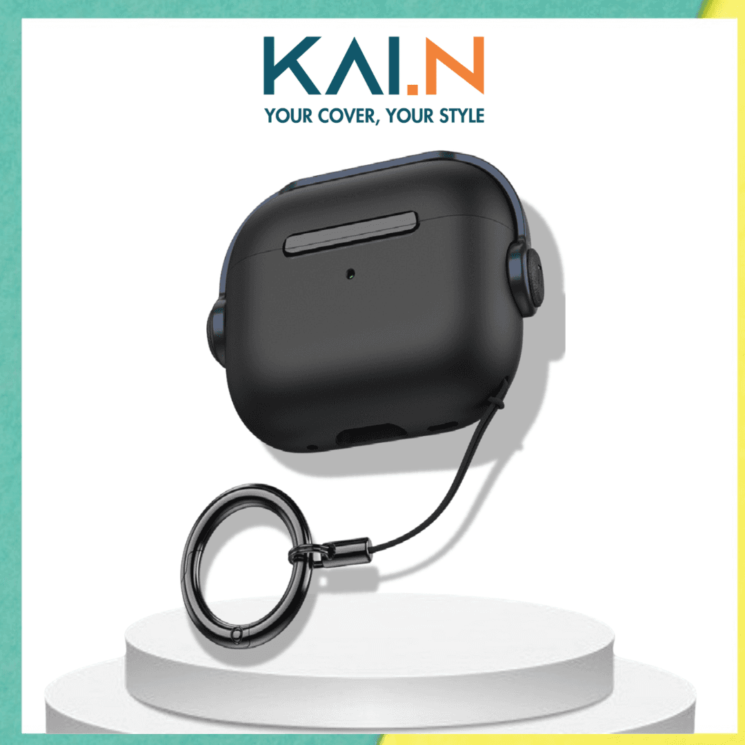 Ốp Bảo Vệ Dành Cho Airpods Pro 2  Airpods 3, Kai.N Mp3 Case - Hàng Chính Hãng - Black - Blue - Airpods 3