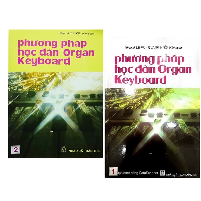 Phương Pháp Học Đàn Organ Keyboard Tập 1 Tập 2 - Lê Vũ, Quang Hiển
