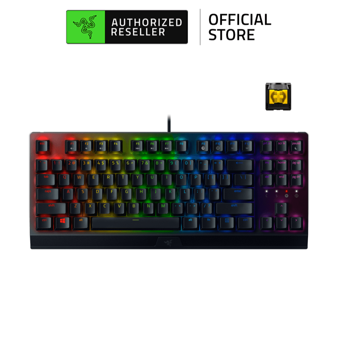 Bàn phím Razer BlackWidow V3 Tenkeyless-Mechanical-US Layout - Yellow Switch