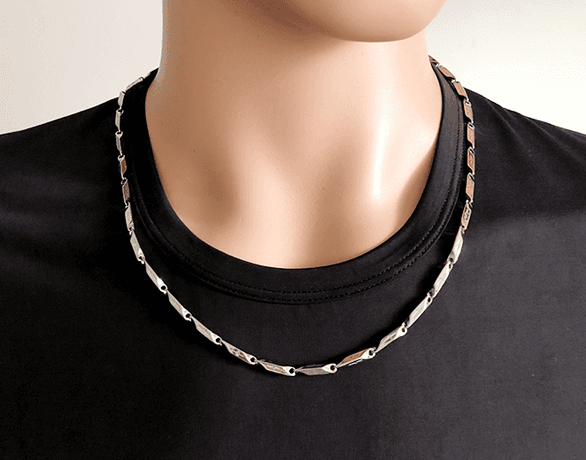 Dây chuyền nam tính thời trang vĩnh viễn không đen - Mẫu 4
