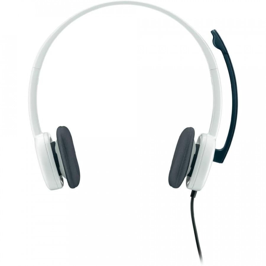Tai nghe chụp tai Logitech H150 - 2 jack 3.5mm, Mic khử giảm tiếng ồn, âm thanh nổi - Màu trắng - Hàng chính hãng