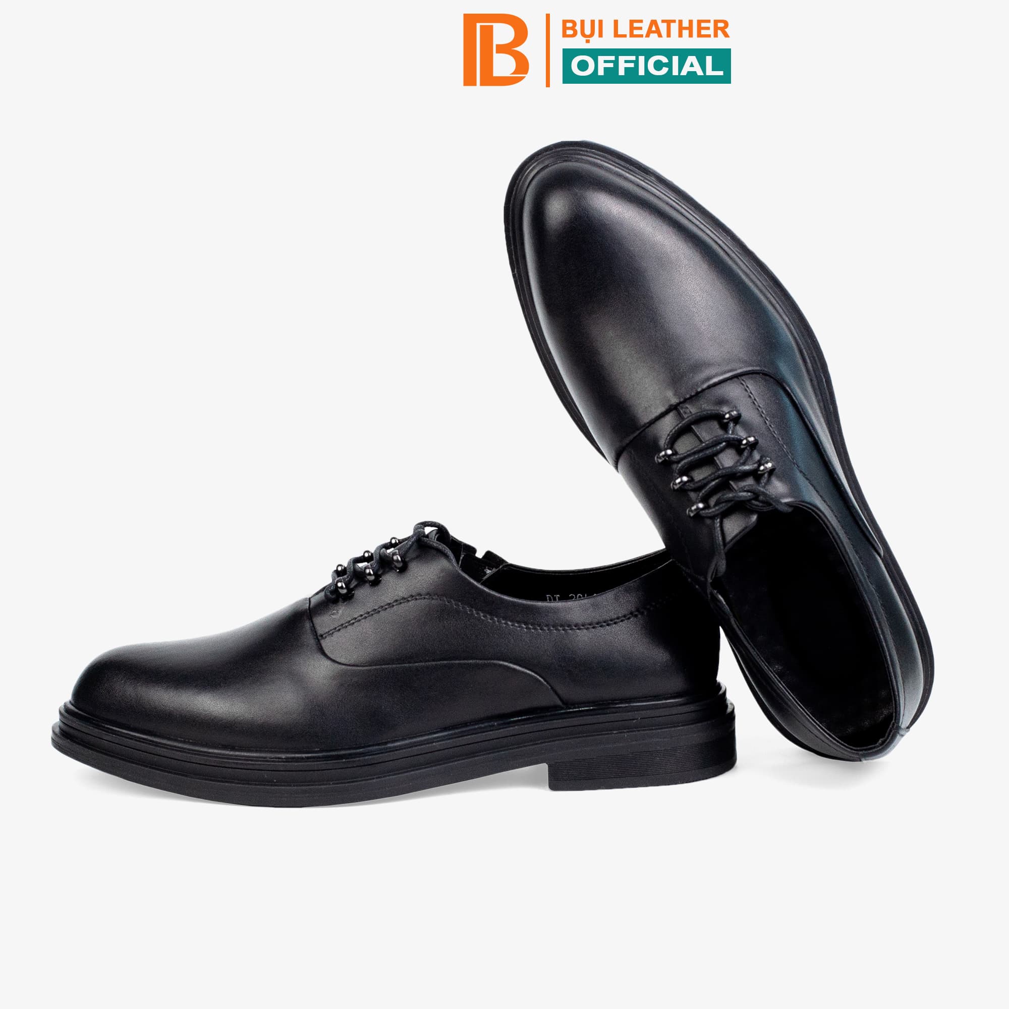 Giày da nam công sở đế cao Bụi Leather G123 - Da bò Nappa cao cấp - Phong cách trẻ trung năng động - Bảo hành 12 tháng - 40 - Không kèm bộ vệ sinh
