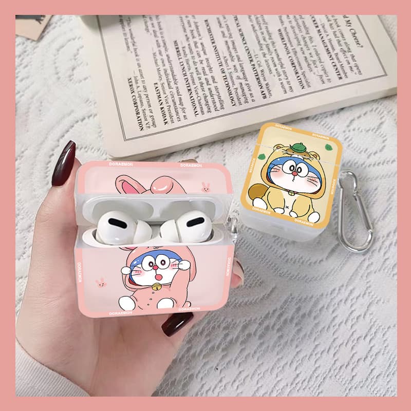 Ốp Bảo Vệ Dorermon Cosplay cho Tai Nghe Airpods 3 Airpods Pro Airpods 12 Hàng chính hãng - Airpods Pro - HỒNG
