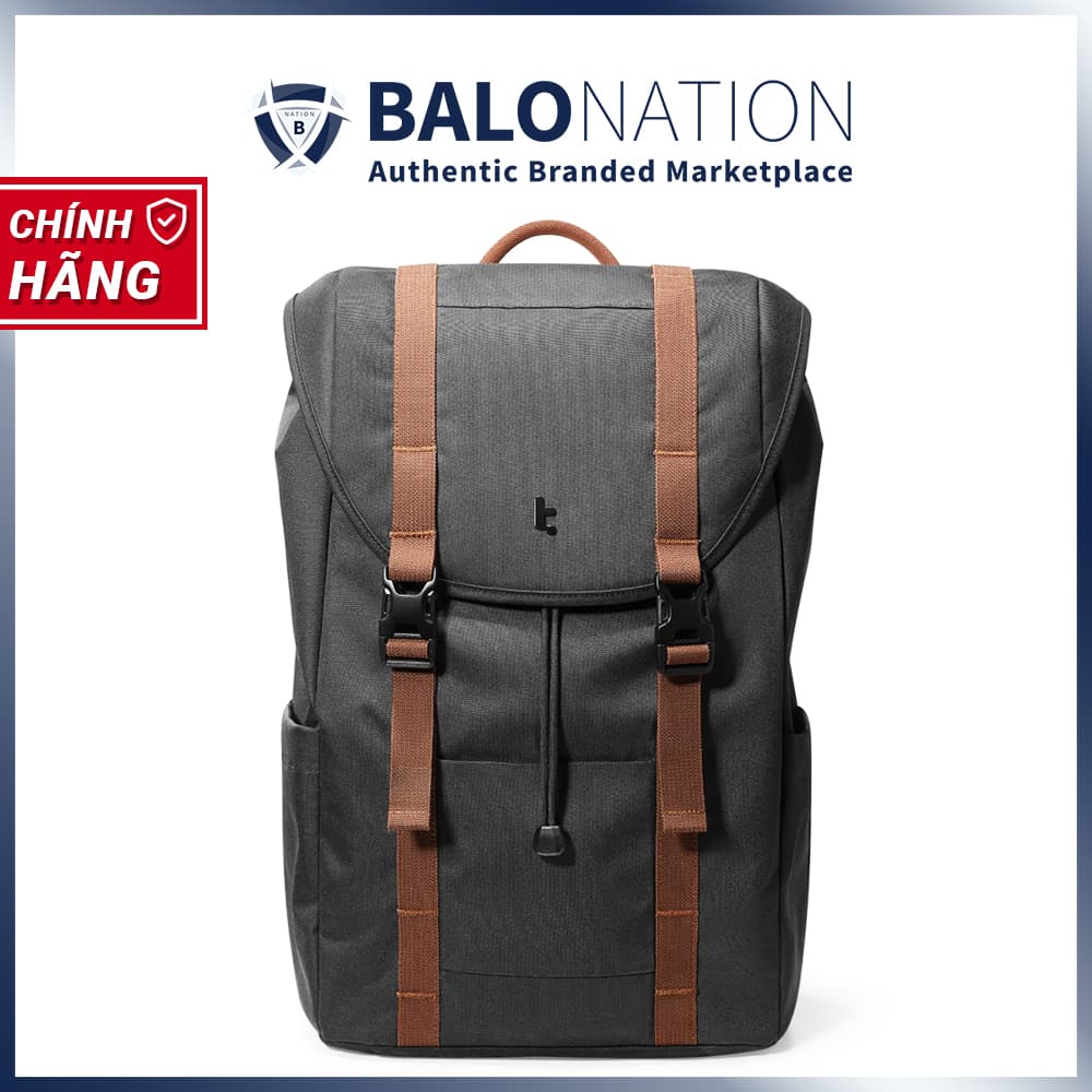 Balo TOMTOC VINTPACK TA1 Laptop Backpack Dành Cho MacBook 16 inch Sức Chứa Lớn 22L - Hàng Chính Hãng - Màu Đen