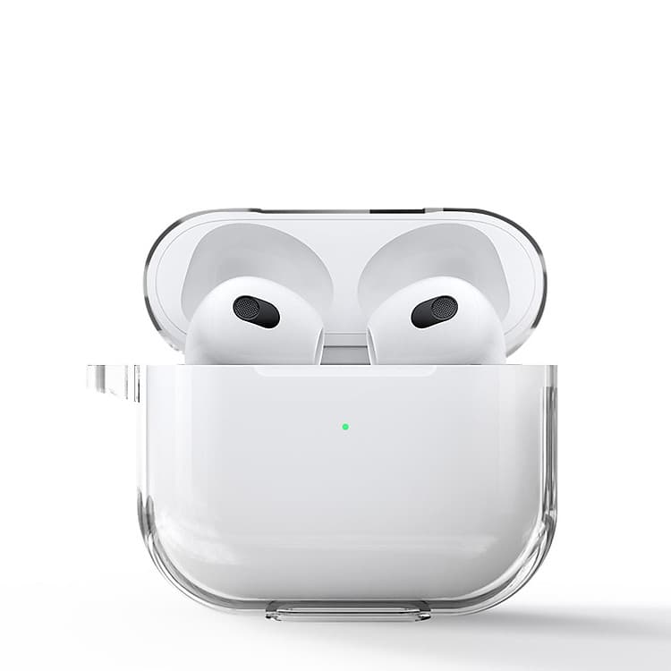 Vỏ Ốp Case Bảo Vệ TPU Trong Suốt Kai Cho AIRPODS Pro Kèm móc treo Hàng Chính Hãng