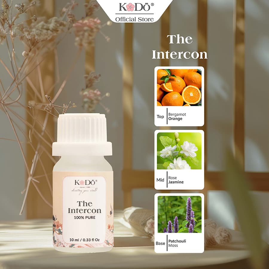 55 Mùi Hương KODO Tinh Dầu Nước Hoa Thiên Nhiên KODO Nguyên Chất Mùi Hương Sang Trọng, Thư Giãn - Dung tích 10mlchai - The Intercon
