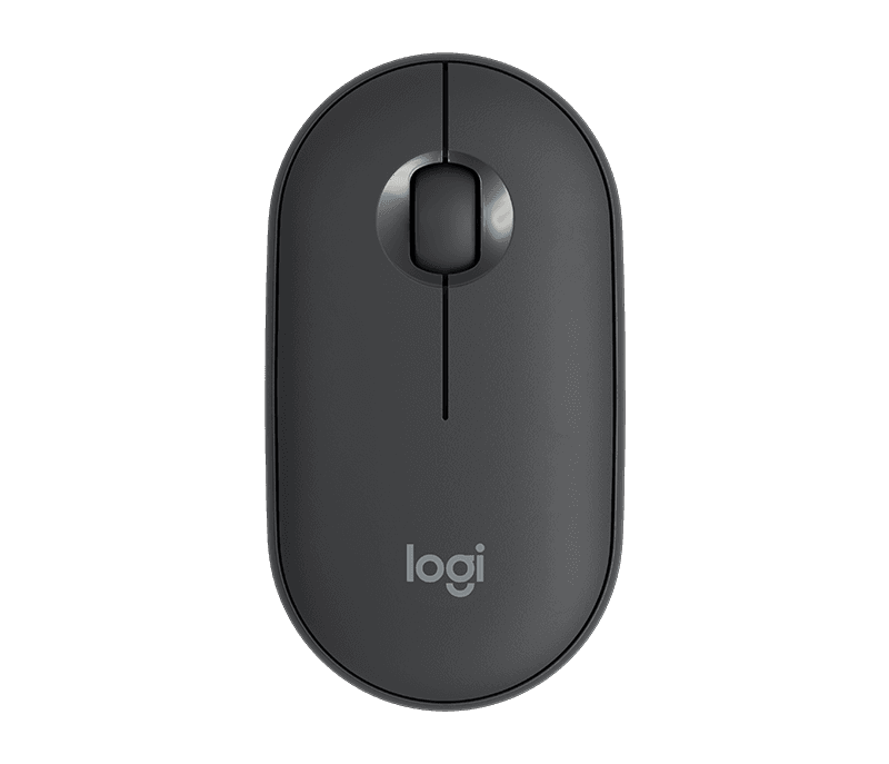 Chuột không dây Logitech Pebble M350 WirelessBluetooth - Hàng Chính Hãng - Đen