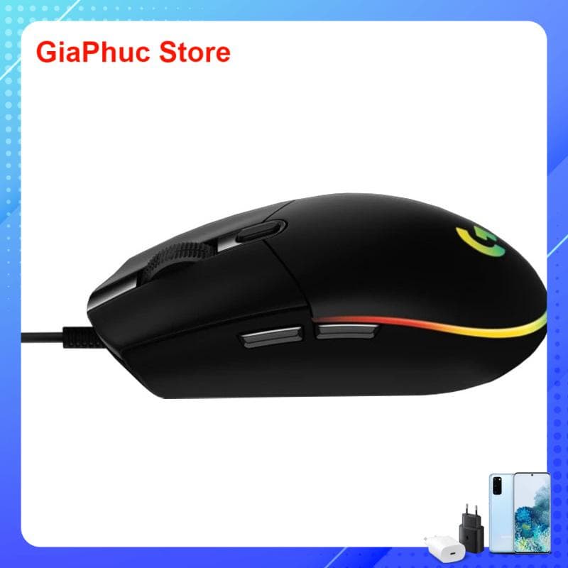 Chuột Gaming Logitech G102 Gen 2 Lightsync - Hàng Chính Hãng - Đen