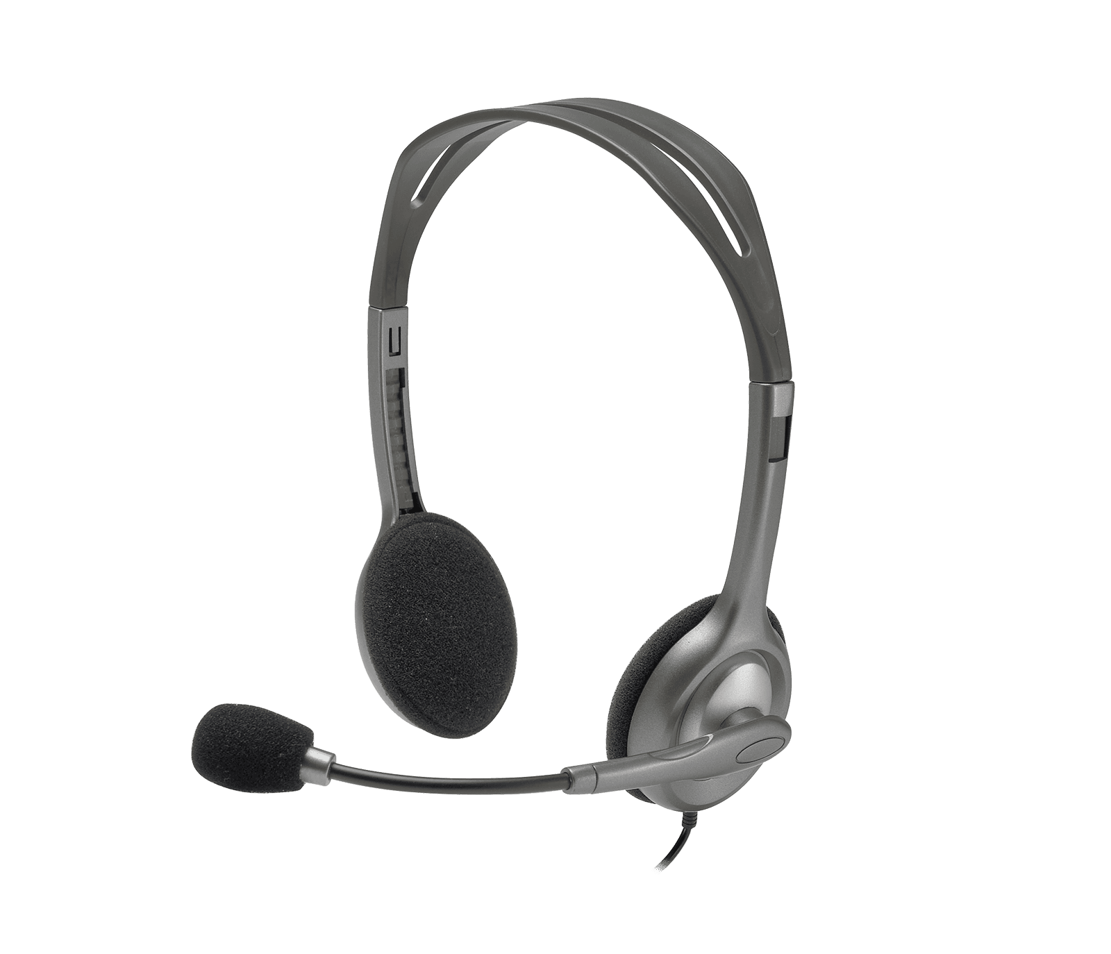 Tai Nghe Chụp Tai Logitech H110 - Hàng Chính Hãng