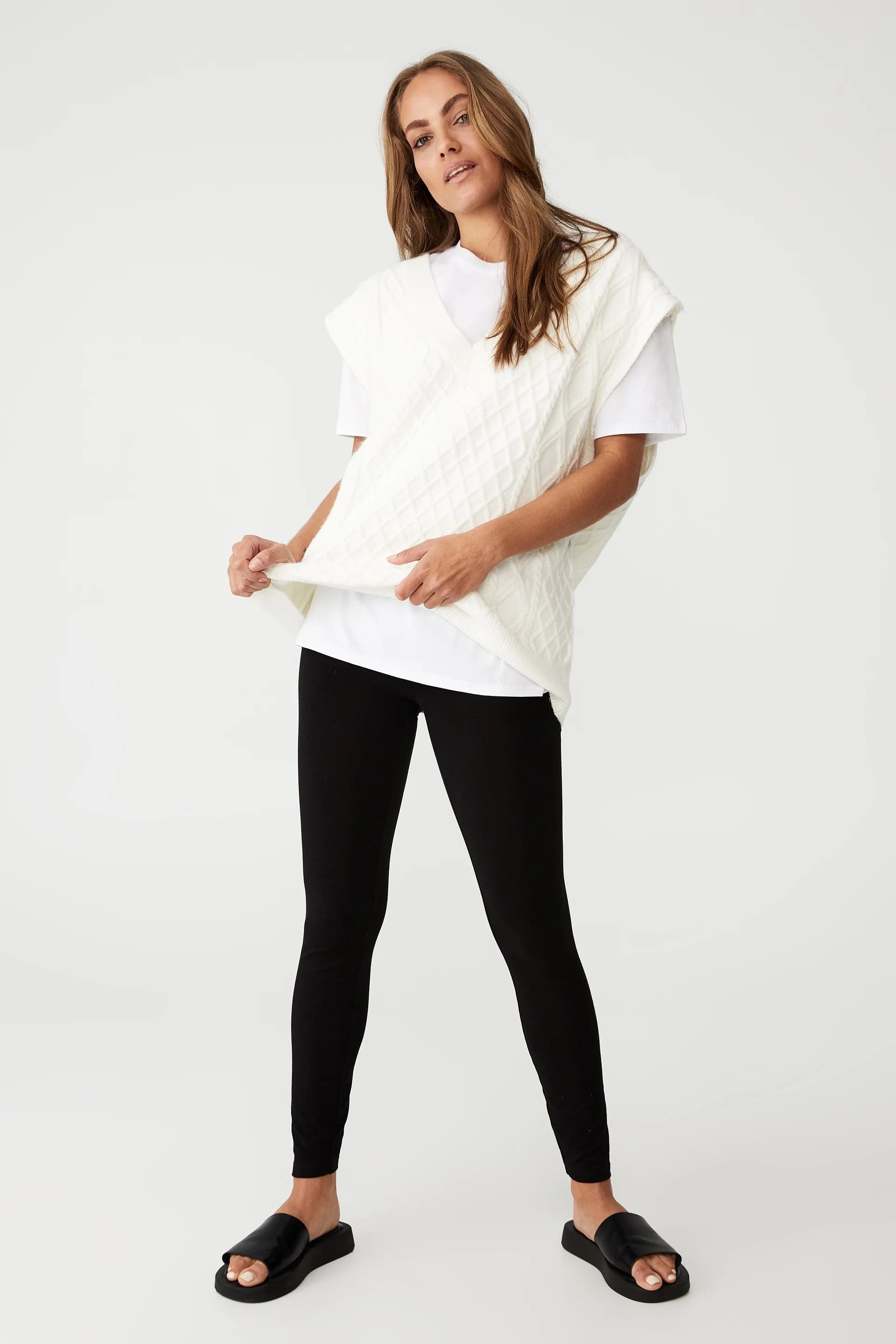 Cotton On - Quần Leggings Nữ - High Waisted Dylan Legging - Black