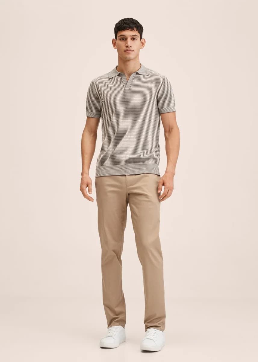 Mango - Quần Dài Dublino - LIGHT BEIGE