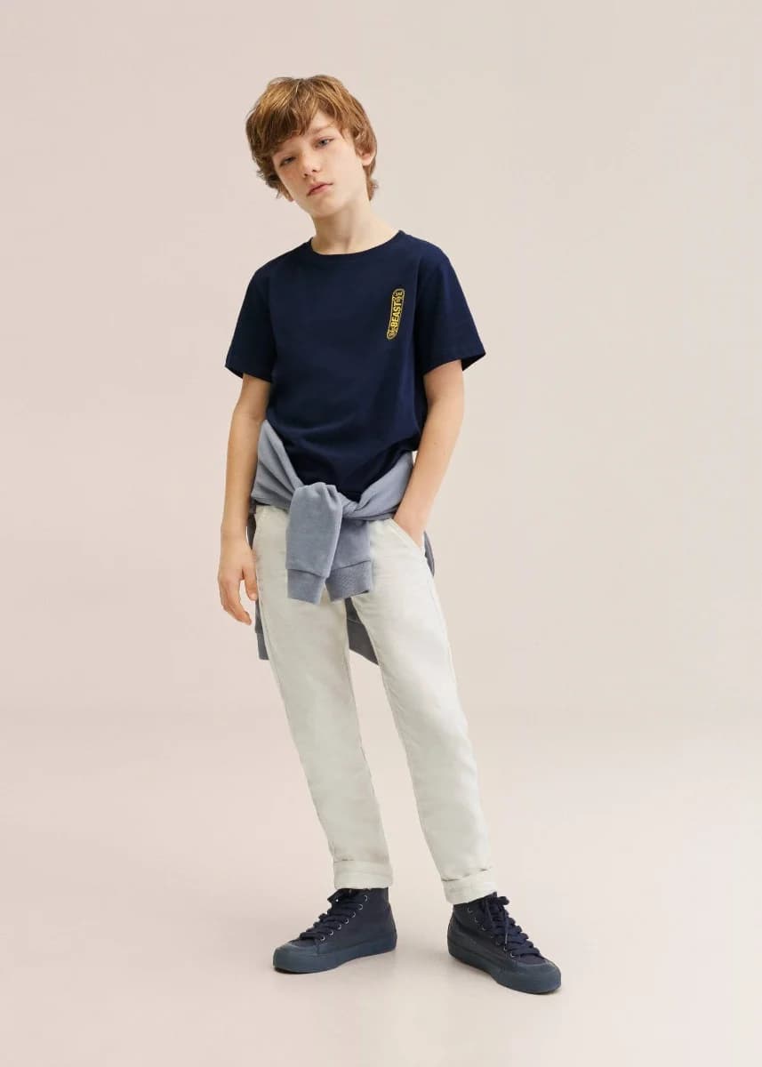 Mango - Quần Dài Nico - NATURAL WHITE