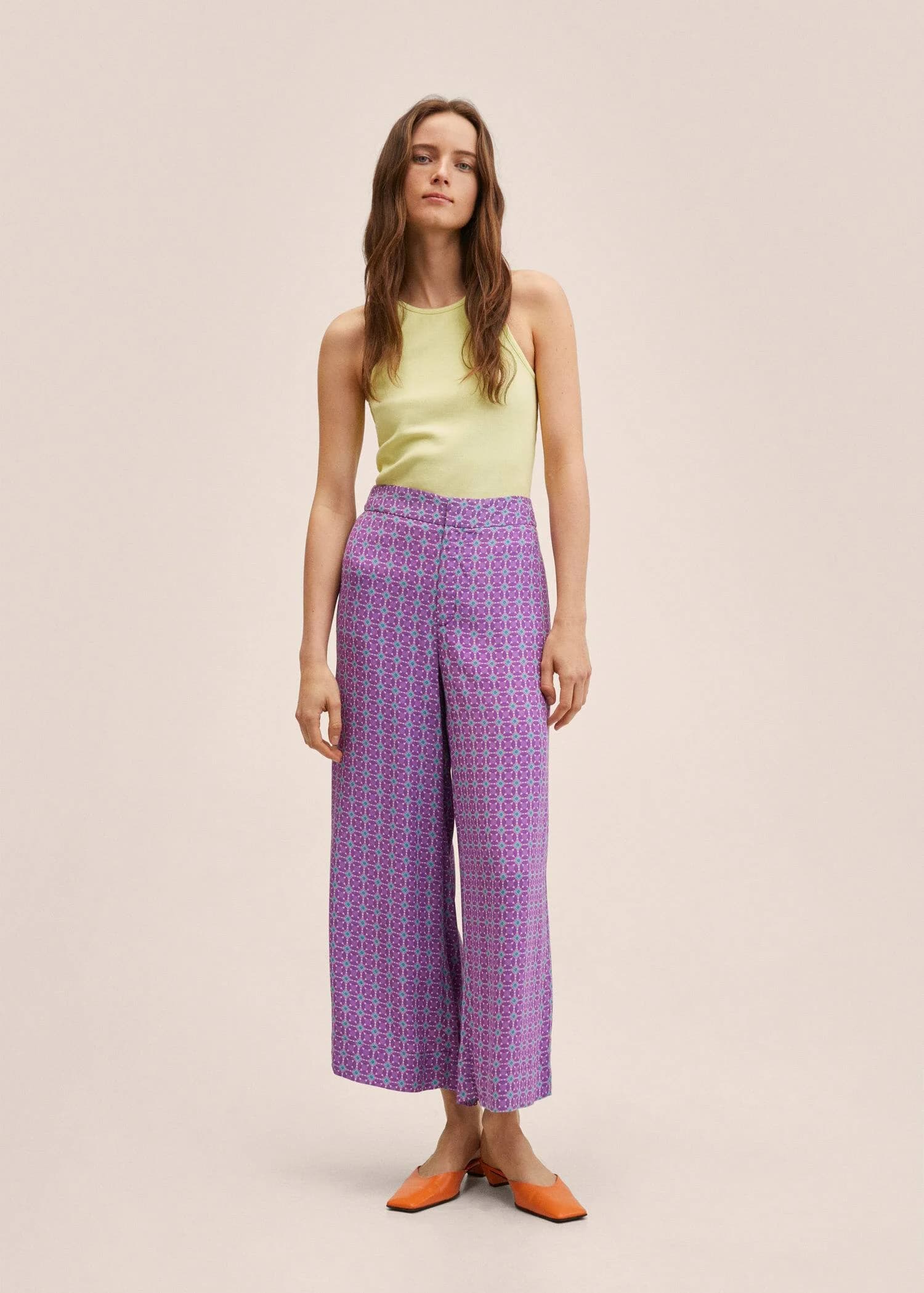 Mango - Quần Dài Jaipur - LT-PASTEL PURPLE