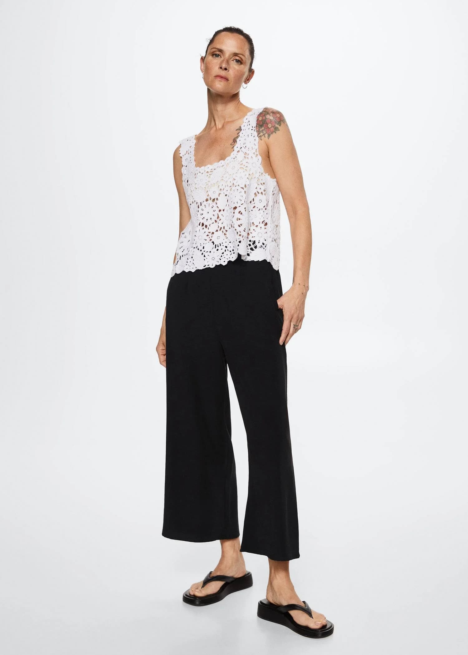 Mango - Quần Dài Bosco - Black