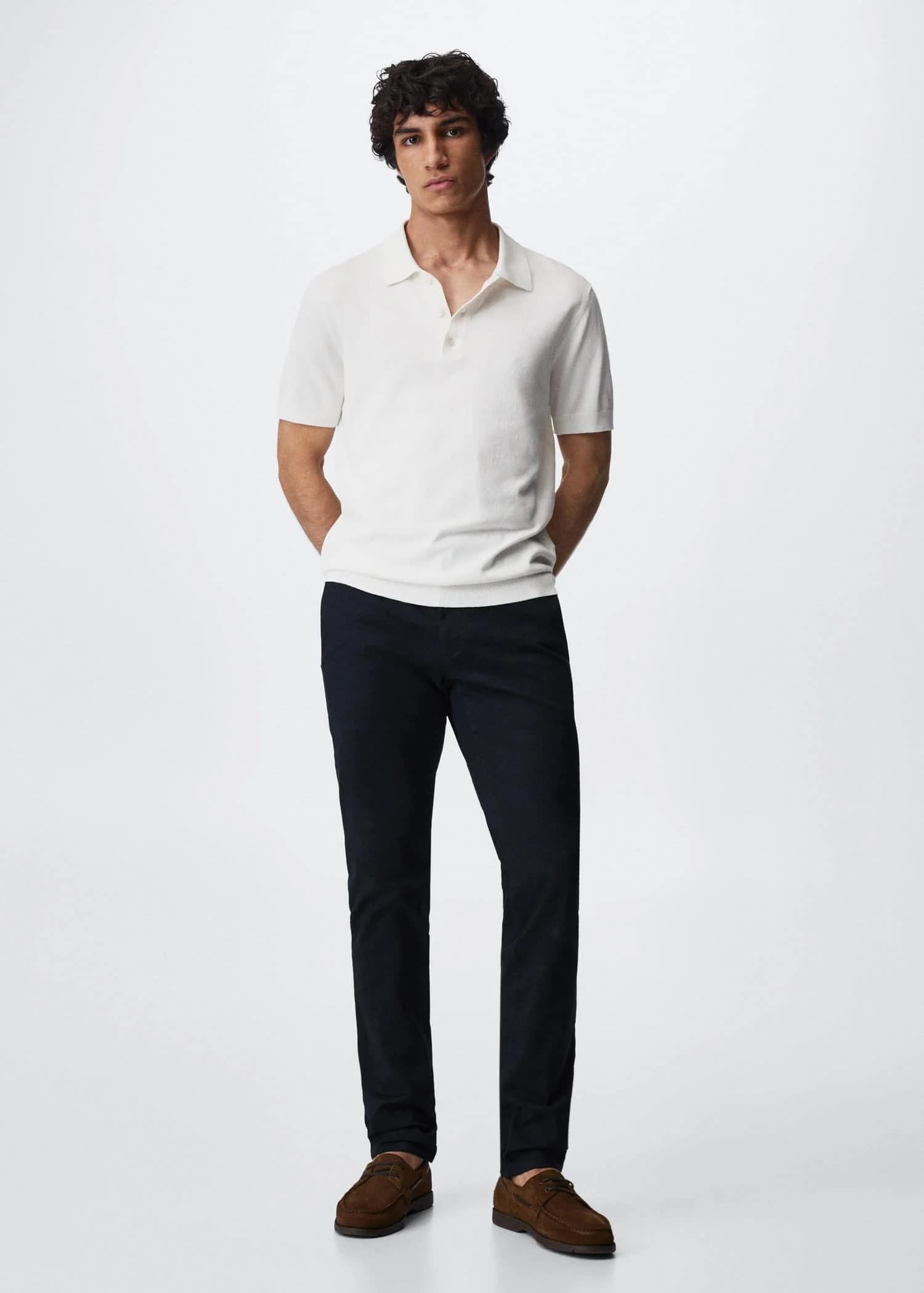 Mango - Quần Dài Barna - NAVY