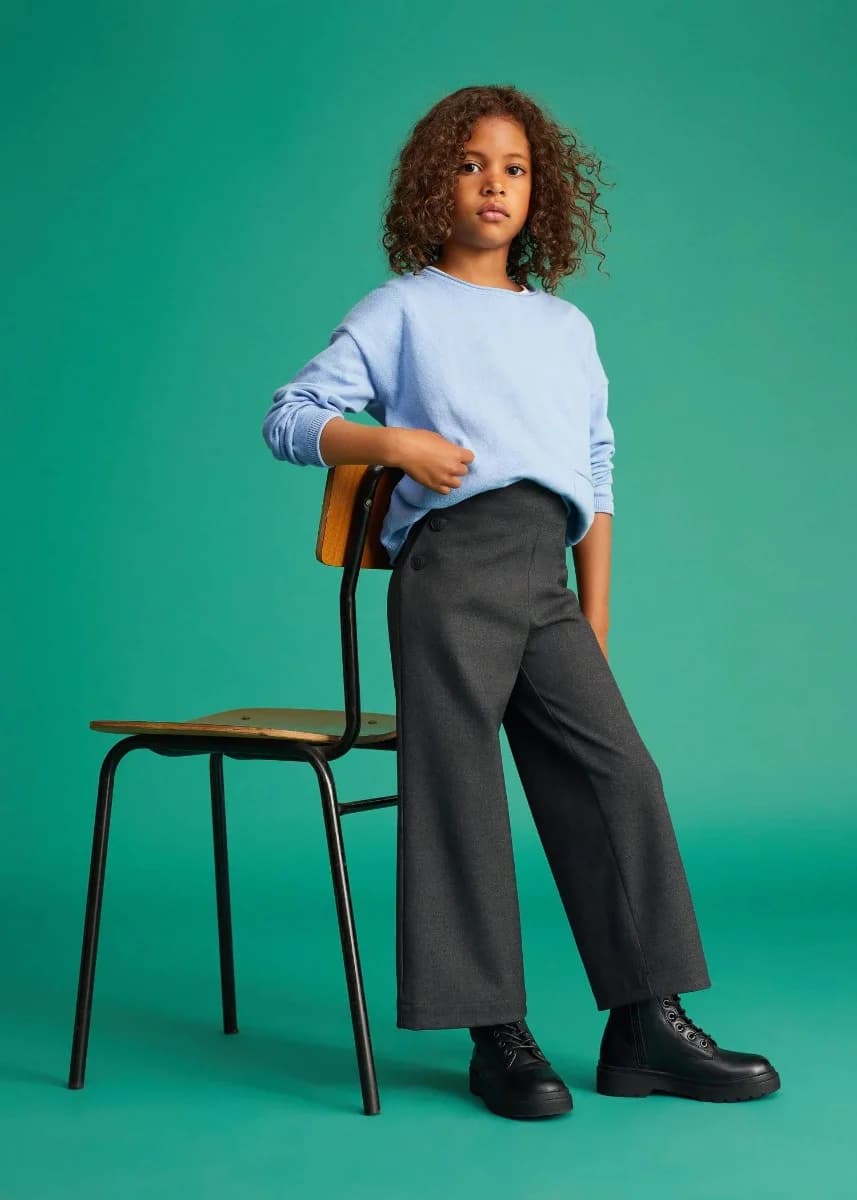 Mango - Quần Dài Cordoba - LT PASTEL GREY
