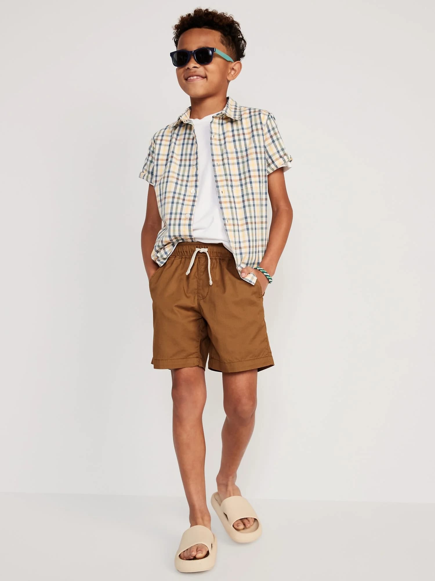 Old Navy - Quần Short Bé Trai - BANDOLIER BROWN